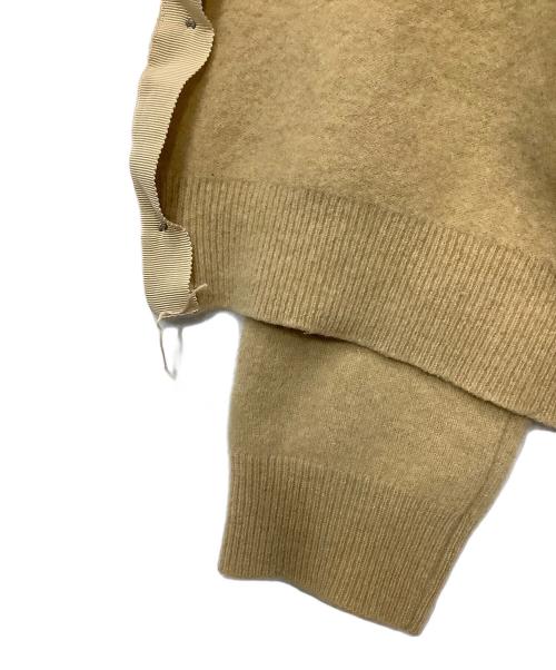 PLAY COMME des GARCONS（プレイコムデギャルソン）PLAY COMME des GARCONS (プレイコムデギャルソン) 薄手カーディガン ベージュ サイズ:Mの古着・服飾アイテム