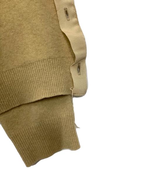 PLAY COMME des GARCONS（プレイコムデギャルソン）PLAY COMME des GARCONS (プレイコムデギャルソン) 薄手カーディガン ベージュ サイズ:Mの古着・服飾アイテム
