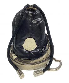 MONCLER（モンクレール）の古着「ドリップショルダーバッグ」｜ブラック×ベージュ