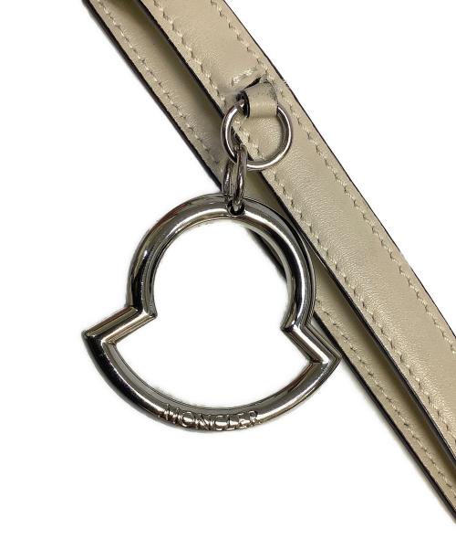 MONCLER（モンクレール）MONCLER (モンクレール) ドリップショルダーバッグ ブラック×ベージュの古着・服飾アイテム