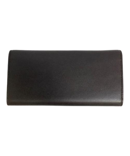 Salvatore Ferragamo（サルヴァトーレ フェラガモ）Salvatore Ferragamo (サルヴァトーレ フェラガモ) ヴァラ・リボン長財布 チャコールグレーの古着・服飾アイテム