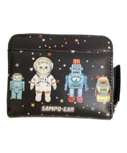 sampo（サンポ）sampo (サンポ) ear PAPILLONNER (イアパピヨネ) カードケース ブラックの古着・服飾アイテム
