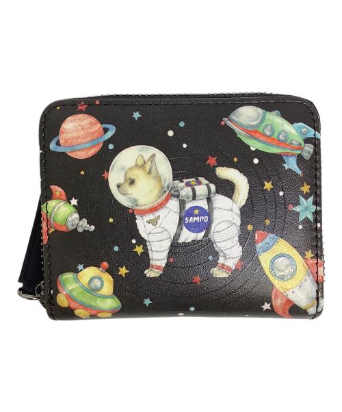 sampo（サンポ）sampo (サンポ) ear PAPILLONNER (イアパピヨネ) カードケース ブラックの古着・服飾アイテム