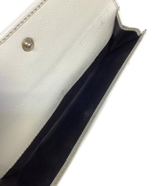 GUCCI（グッチ）GUCCI (グッチ) プリンシーリボン長財布 ホワイトの古着・服飾アイテム