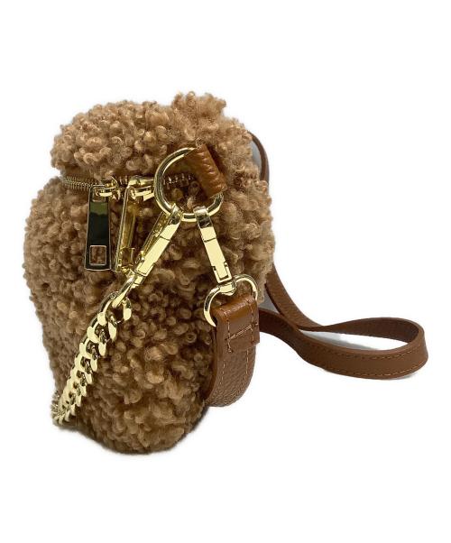 AULENTTI（オウレンティ）AULENTTI (オウレンティ) ボアショルダーバッグ ブラウンの古着・服飾アイテム