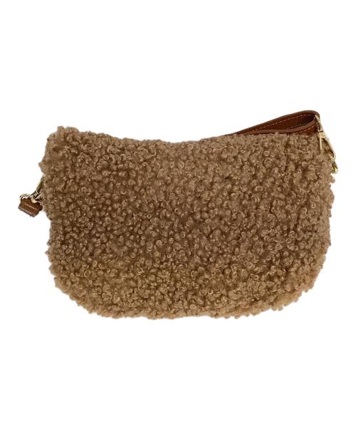 AULENTTI（オウレンティ）AULENTTI (オウレンティ) ボアショルダーバッグ ブラウンの古着・服飾アイテム