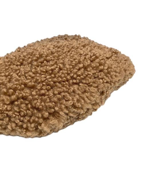 AULENTTI（オウレンティ）AULENTTI (オウレンティ) ボアショルダーバッグ ブラウンの古着・服飾アイテム