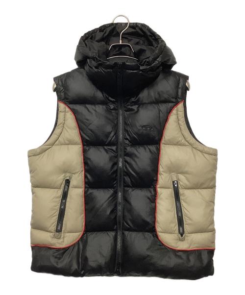 DIESEL（ディーゼル）DIESEL (ディーゼル) ナイロンベスト ブラック サイズ:44の古着・服飾アイテム