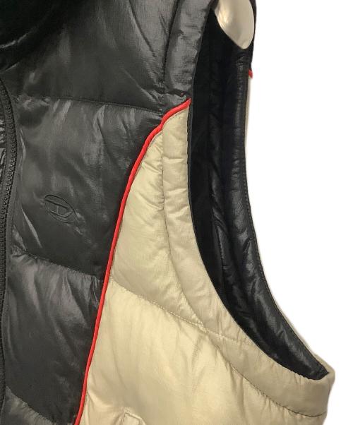 DIESEL（ディーゼル）DIESEL (ディーゼル) ナイロンベスト ブラック サイズ:44の古着・服飾アイテム