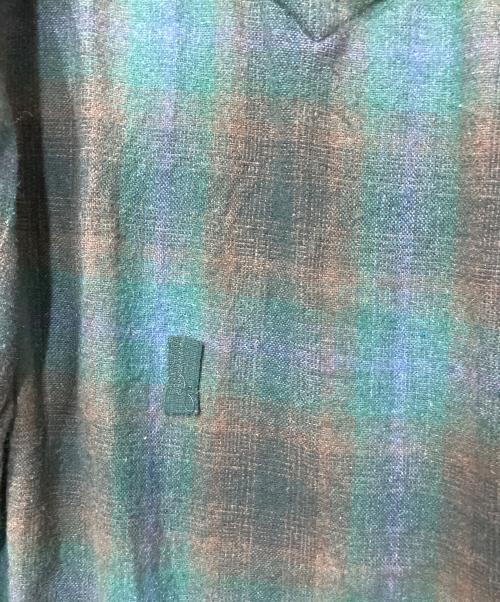 single needle（シングルニードルズ）single needle (シングルニードルズ) 長袖シャツ グリーン サイズ:15 1/2-33の古着・服飾アイテム