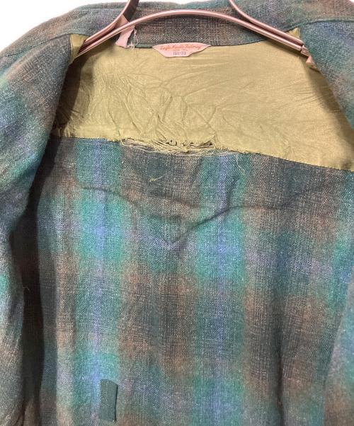 single needle（シングルニードルズ）single needle (シングルニードルズ) 長袖シャツ グリーン サイズ:15 1/2-33の古着・服飾アイテム