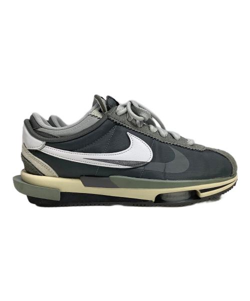 NIKE（ナイキ）NIKE (ナイキ) sacai (サカイ) ローカットスニーカー グレー サイズ:26cmの古着・服飾アイテム