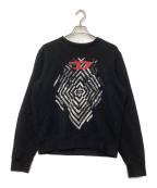 DIESELディーゼル）の古着「ロゴスウェット」｜ブラック