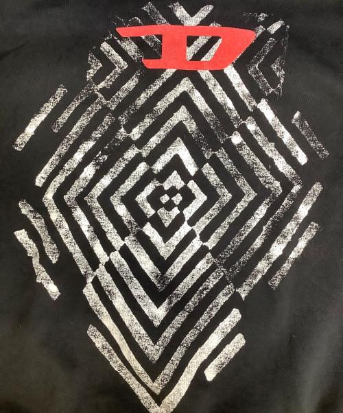 DIESEL（ディーゼル）DIESEL (ディーゼル) ロゴスウェット ブラック サイズ:Lの古着・服飾アイテム