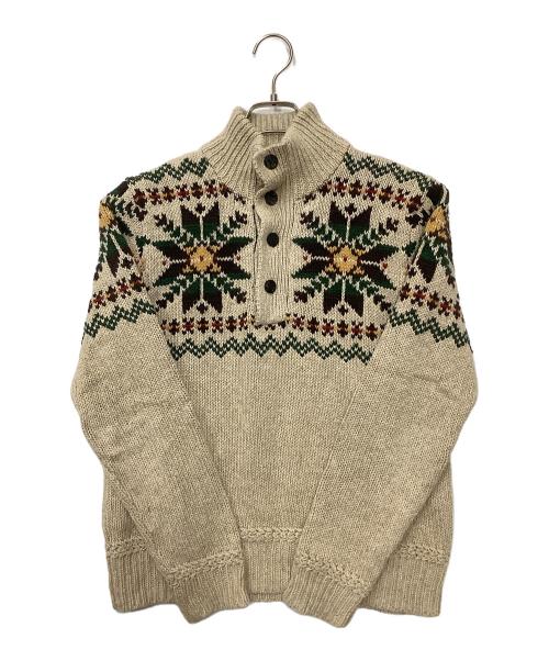POLO RALPH LAUREN（ポロ・ラルフローレン）POLO RALPH LAUREN (ポロ・ラルフローレン) 厚手ニット ベージュ サイズ:S/Pの古着・服飾アイテム