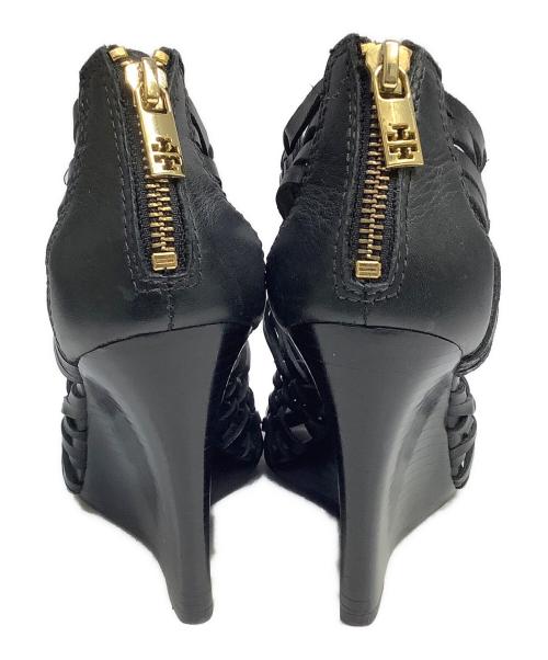 TORY BURCH（トリーバーチ）TORY BURCH (トリーバーチ) ヒールパンプス ブラック サイズ:7 1/2の古着・服飾アイテム