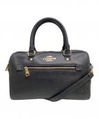 COACHコーチ）の古着「ハンドバッグ」｜ブラック