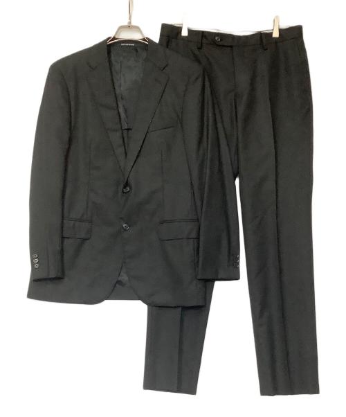 green label relaxing（グリーンレーベルリラクシング）green label relaxing (グリーンレーベルリラクシング) 2Bセットアップスーツ ブラック サイズ:48の古着・服飾アイテム