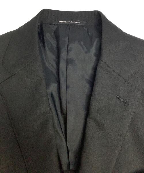 green label relaxing（グリーンレーベルリラクシング）green label relaxing (グリーンレーベルリラクシング) 2Bセットアップスーツ ブラック サイズ:48の古着・服飾アイテム