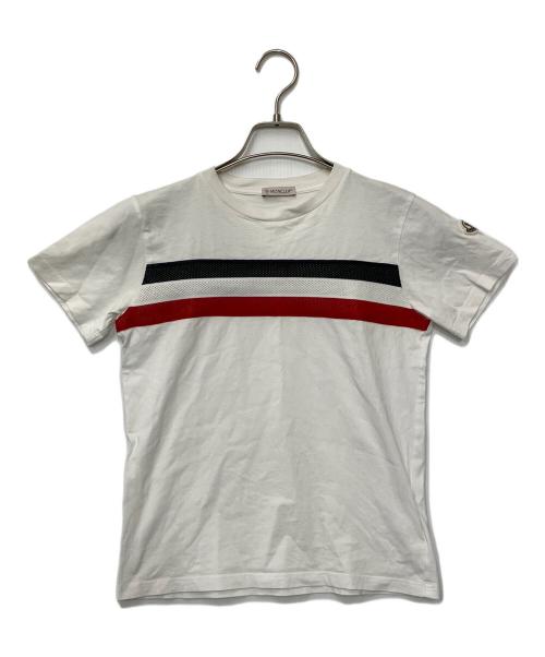 MONCLER（モンクレール）MONCLER (モンクレール) 半袖カットソー ホワイト サイズ:152の古着・服飾アイテム