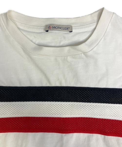 MONCLER（モンクレール）MONCLER (モンクレール) 半袖カットソー ホワイト サイズ:152の古着・服飾アイテム