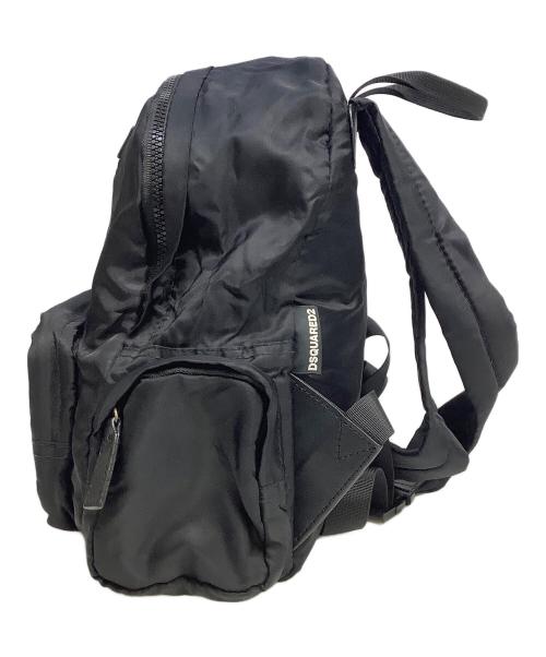DSQUARED2（ディースクエアード）DSQUARED2 (ディースクエアード) リュック ブラックの古着・服飾アイテム