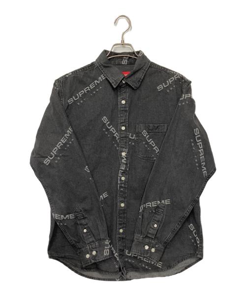 SUPREME（シュプリーム）SUPREME (シュプリーム) 長袖シャツ ブラック サイズ:Mの古着・服飾アイテム