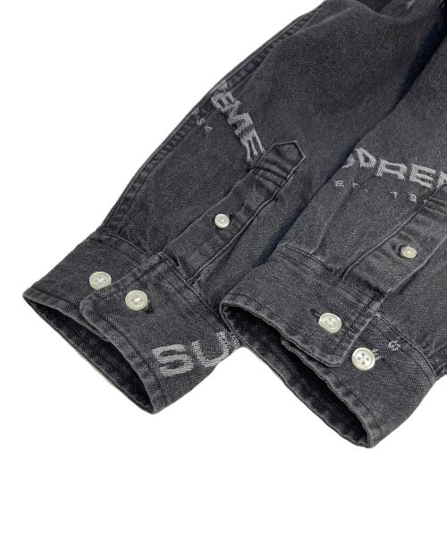 SUPREME（シュプリーム）SUPREME (シュプリーム) 長袖シャツ ブラック サイズ:Mの古着・服飾アイテム