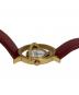 中古・古着 Vivienne Westwood (ヴィヴィアンウエストウッド) 腕時計 レッド×ゴールド：9000円