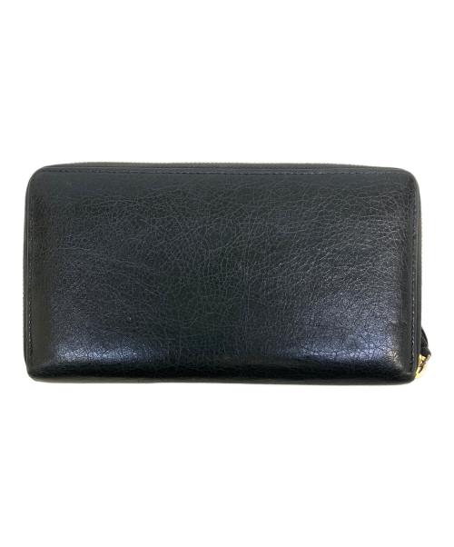 BALENCIAGA（バレンシアガ）BALENCIAGA (バレンシアガ) ラウンドファスナー財布 ブラックの古着・服飾アイテム