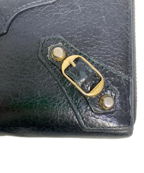 BALENCIAGA（バレンシアガ）BALENCIAGA (バレンシアガ) ラウンドファスナー財布 ブラックの古着・服飾アイテム