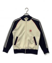 adidas（アディダス）の古着「トラックジャケット」｜ベージュ