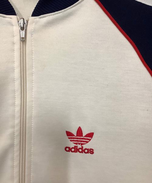 adidas（アディダス）adidas (アディダス) トラックジャケット ベージュ サイズ:Mの古着・服飾アイテム
