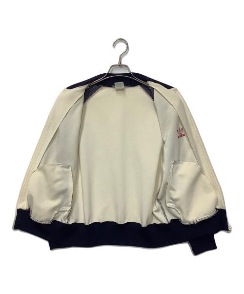 adidas（アディダス）adidas (アディダス) トラックジャケット ベージュ サイズ:Mの古着・服飾アイテム