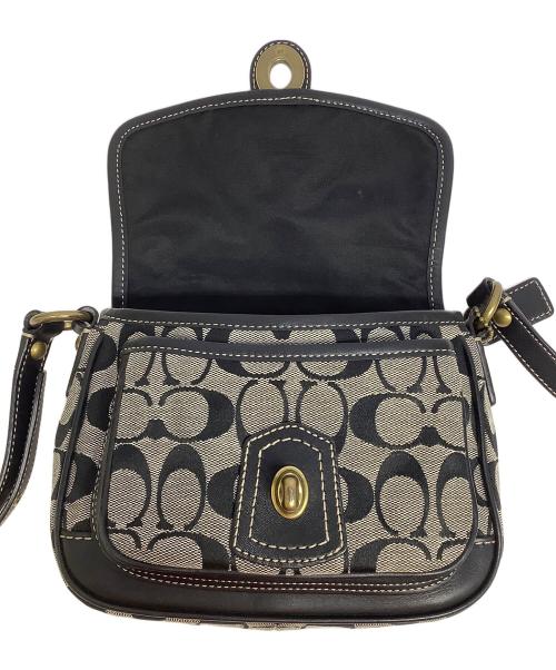 COACH（コーチ）COACH (コーチ) ショルダーバッグ グレー×ブラックの古着・服飾アイテム