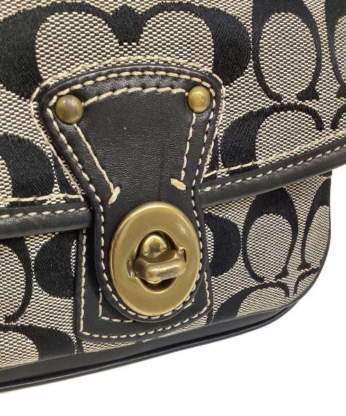 COACH（コーチ）COACH (コーチ) ショルダーバッグ グレー×ブラックの古着・服飾アイテム