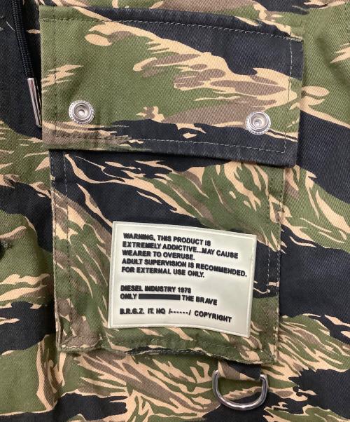 DIESEL（ディーゼル）DIESEL (ディーゼル) ミリタリージャケット カーキ サイズ:Mの古着・服飾アイテム