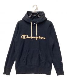 Champion（チャンピオン）の古着「プルオーバーパーカー」｜ネイビー