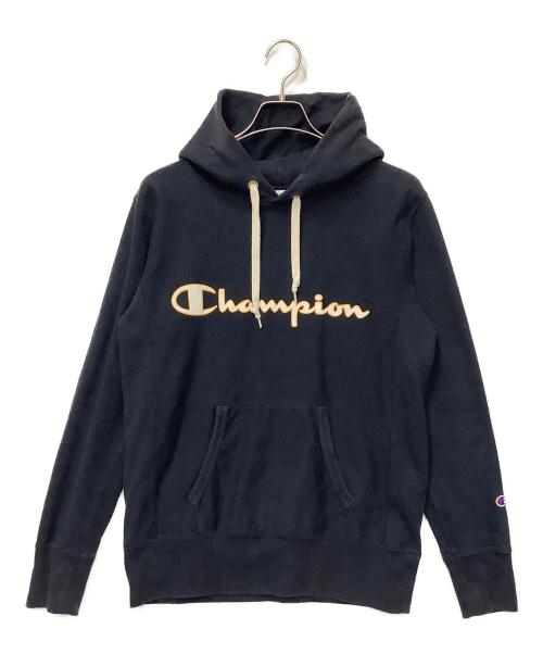 Champion（チャンピオン）Champion (チャンピオン) プルオーバーパーカー ネイビー サイズ:Lの古着・服飾アイテム