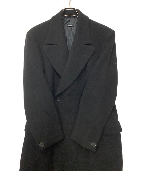 GIORGIO ARMANI（ジョルジョアルマーニ）GIORGIO ARMANI (ジョルジョアルマーニ) カシミヤコート ブラック サイズ:50の古着・服飾アイテム