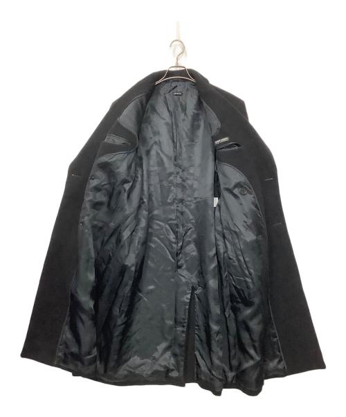 GIORGIO ARMANI（ジョルジョアルマーニ）GIORGIO ARMANI (ジョルジョアルマーニ) カシミヤコート ブラック サイズ:50の古着・服飾アイテム