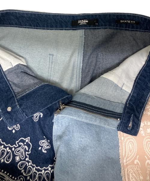 JADED（ジェイデッド）JADED (ジェイデッド) パッチワークパンツ インディゴ サイズ:W36の古着・服飾アイテム
