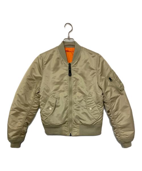 ALPHA（アルファ）ALPHA (アルファ) MA-1 リバーシブル フライトジャケット ベージュ サイズ:Mの古着・服飾アイテム