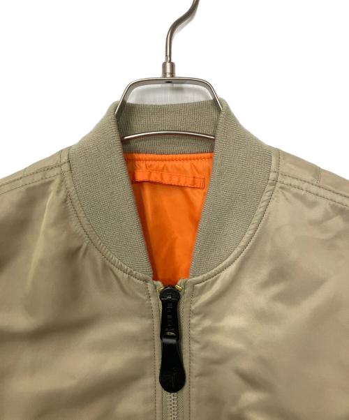 ALPHA（アルファ）ALPHA (アルファ) MA-1 リバーシブル フライトジャケット ベージュ サイズ:Mの古着・服飾アイテム