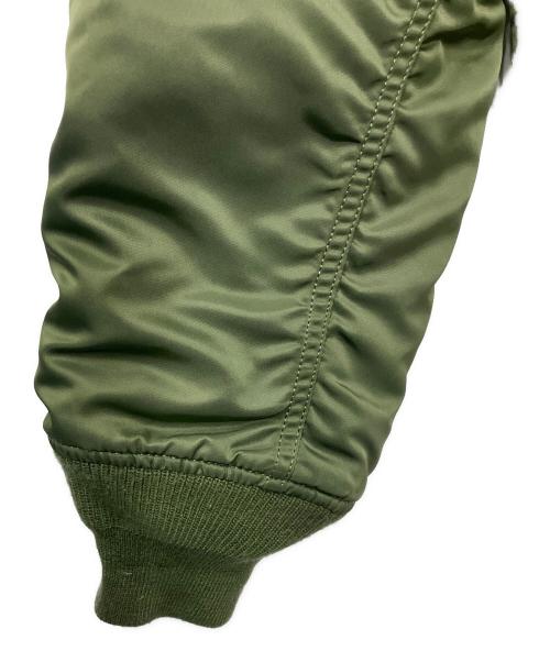 ALPHA（アルファ）ALPHA (アルファ) MA-1 フライトジャケット カーキ サイズ:Lの古着・服飾アイテム