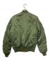 ALPHA (アルファ) MA-1 フライトジャケット カーキ サイズ:L：9000円