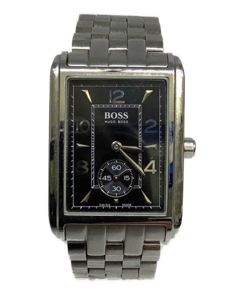 HUGO BOSS（ヒューゴ ボス）HUGO BOSS (ヒューゴ ボス) 腕時計 ブラック×シルバーの古着・服飾アイテム
