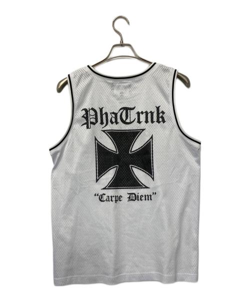 PHATRNK（ファットランク）PHATRNK (ファットランク) ノースリーブカットソー ホワイト サイズ:Mの古着・服飾アイテム