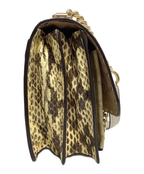 COACH（コーチ）COACH (コーチ) チェーンショルダーバッグ ベージュの古着・服飾アイテム