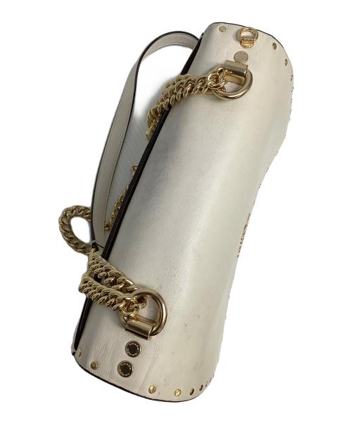 COACH（コーチ）COACH (コーチ) チェーンショルダーバッグ ベージュの古着・服飾アイテム